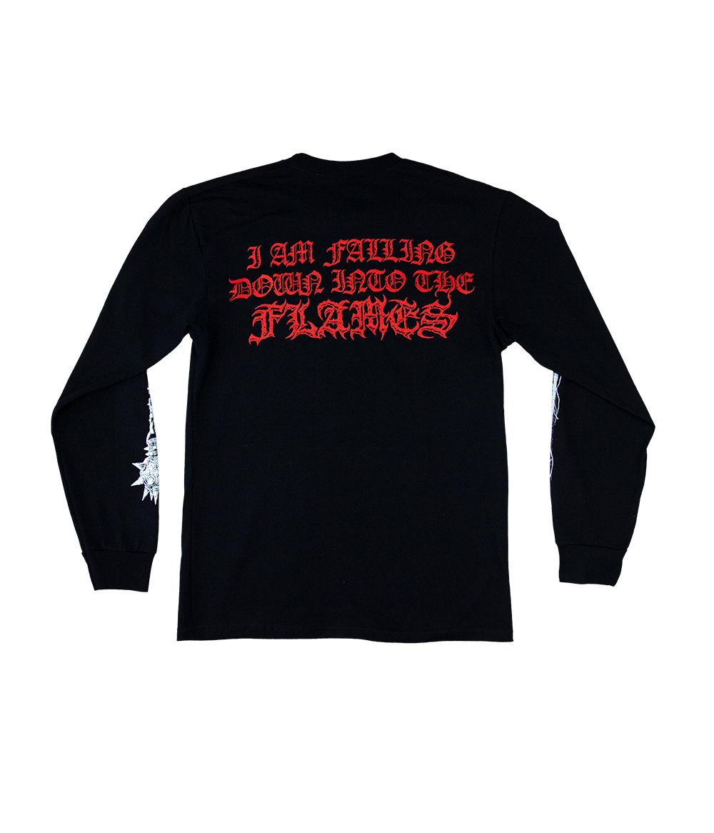 Lorna Shore Crimson Pyre Long Sleeve Shirt