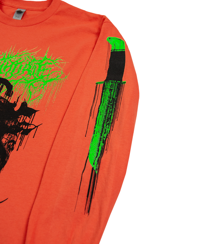 Lorna Shore Evil Pumpkin Long Sleeve Shirt