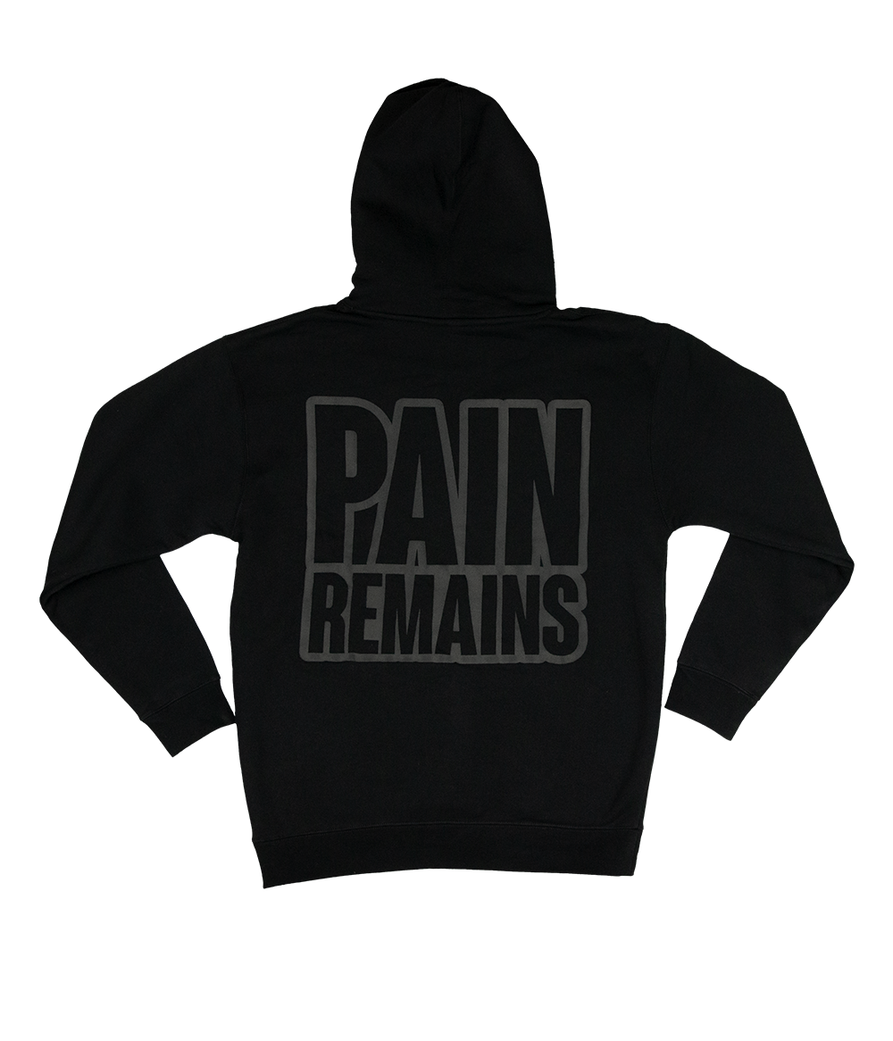 Lorna Shore Pain Remains Black Puff Hooded Sweatshirt