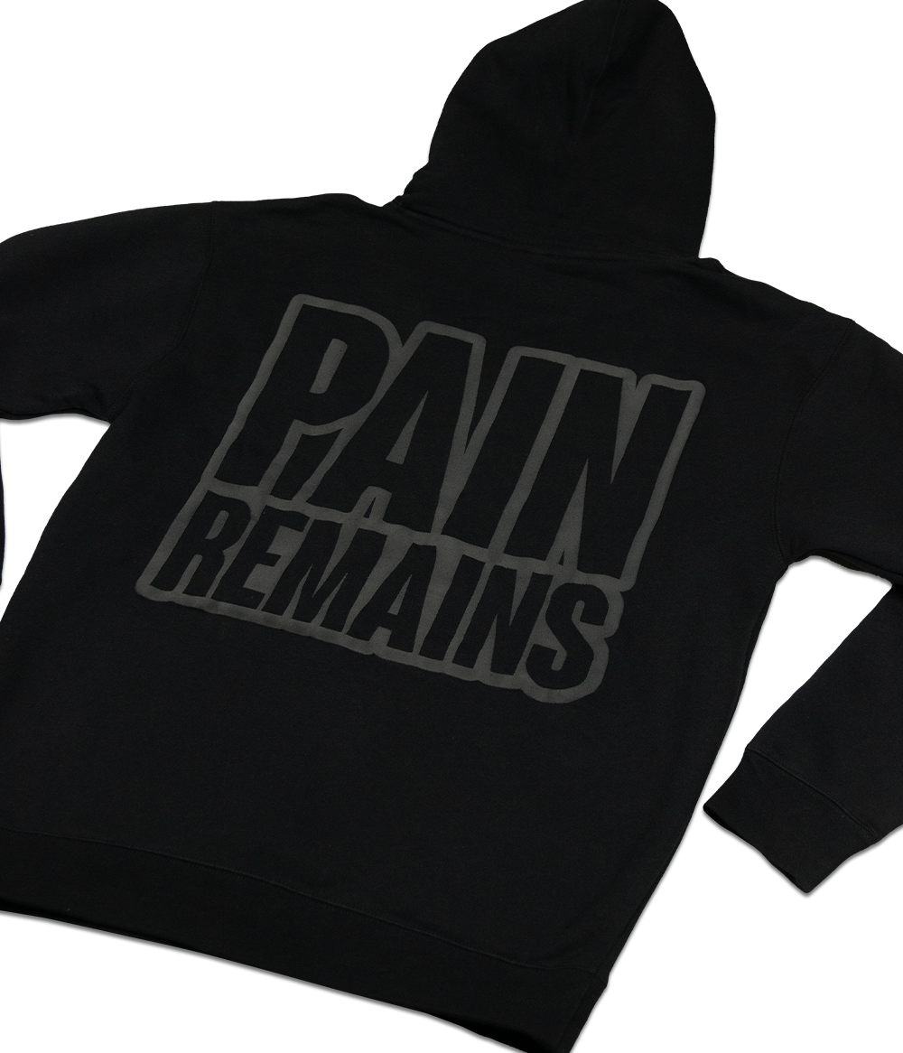 Lorna Shore Pain Remains Black Puff Hooded Sweatshirt