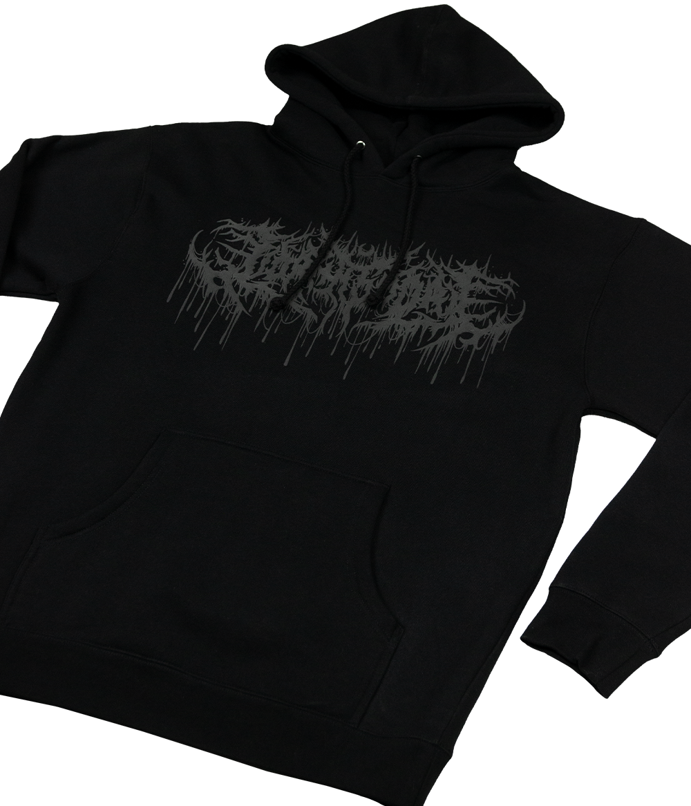 Lorna Shore Pain Remains Black Puff Hooded Sweatshirt