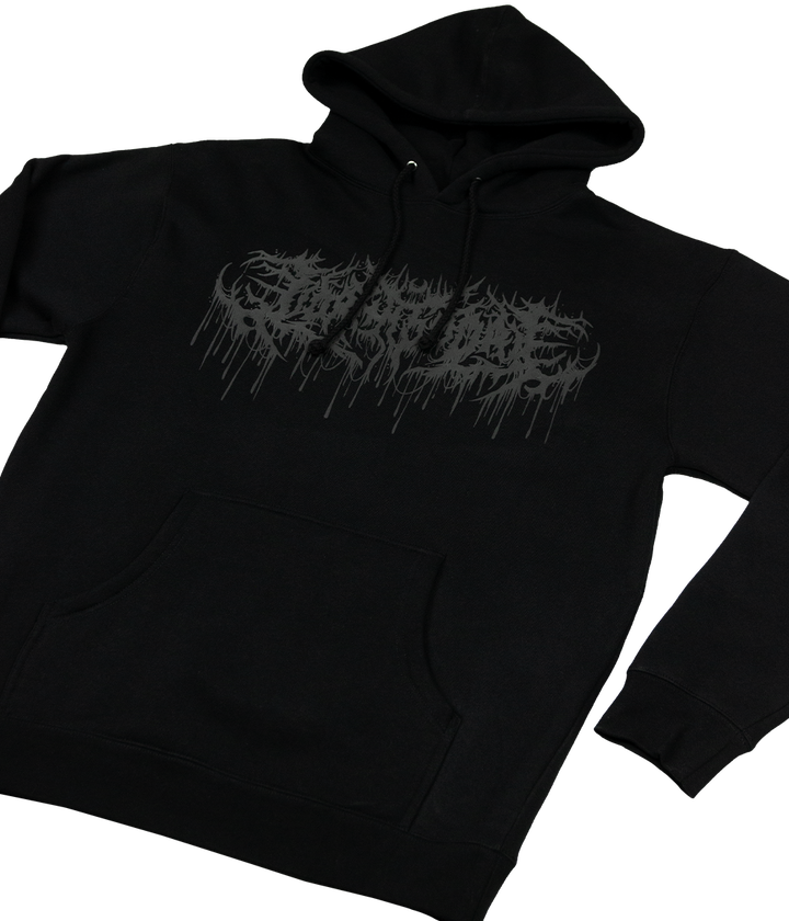 Lorna Shore Pain Remains Black Puff Hooded Sweatshirt