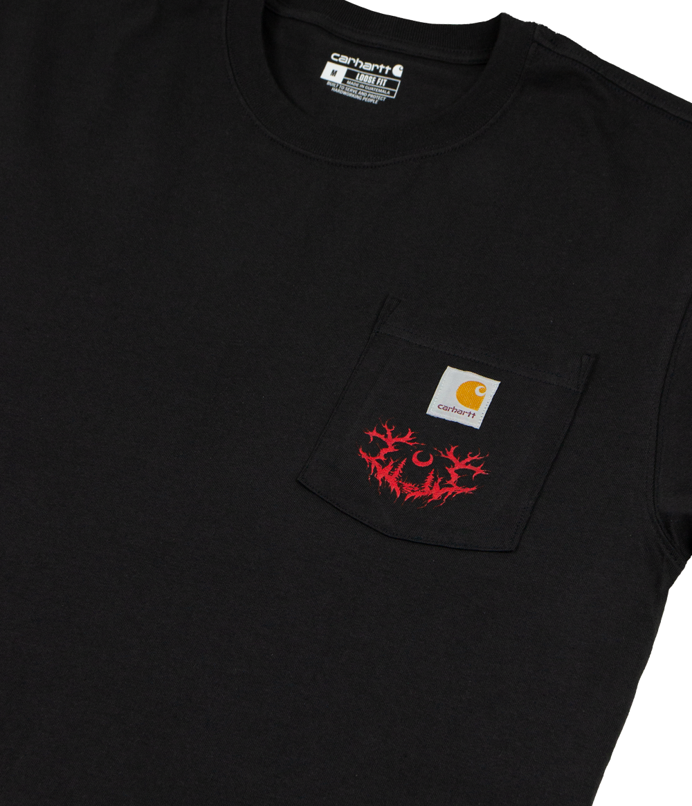 Lorna Shore Sigil Puff Carhartt Pocket Shirt (Black)