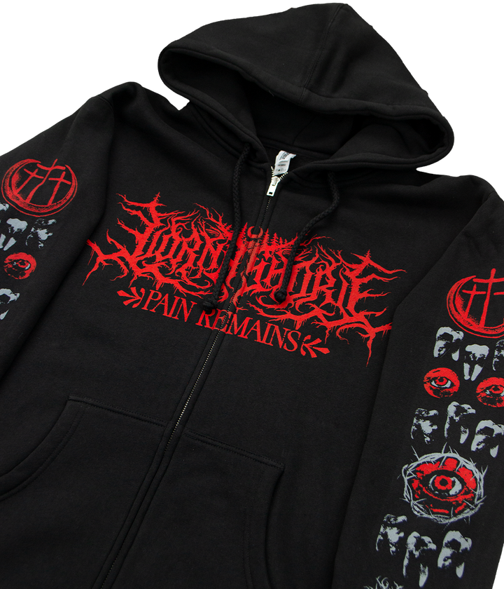 Lorna Shore Teeth Zip Hooded Sweatshirt