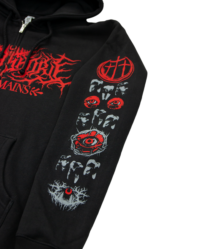 Lorna Shore Teeth Zip Hooded Sweatshirt