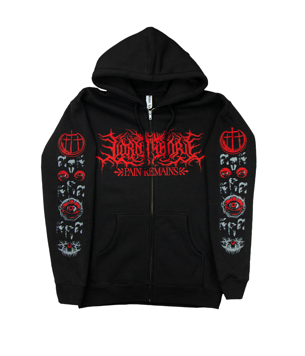 Lorna Shore Teeth Zip Hooded Sweatshirt