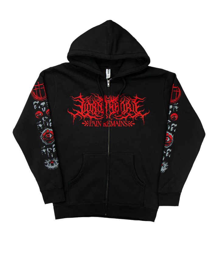 Lorna Shore Teeth Zip Hooded Sweatshirt