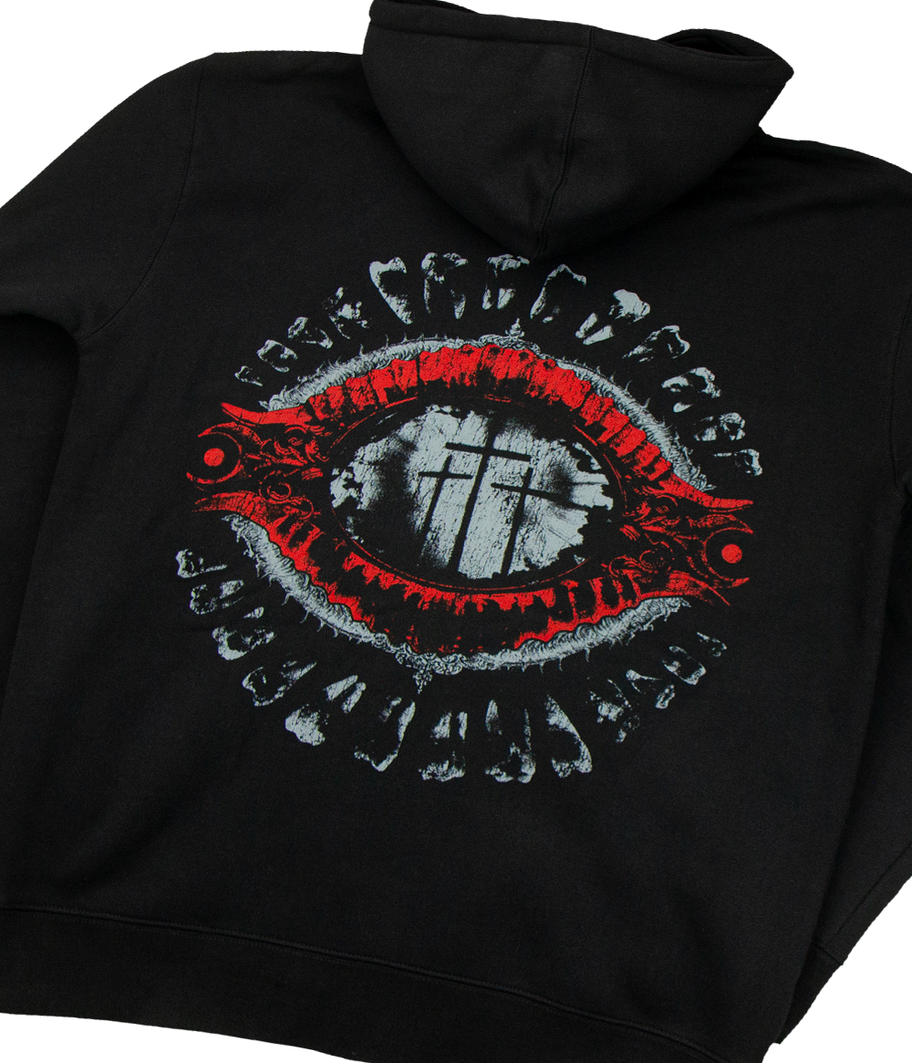 Lorna Shore Teeth Zip Hooded Sweatshirt