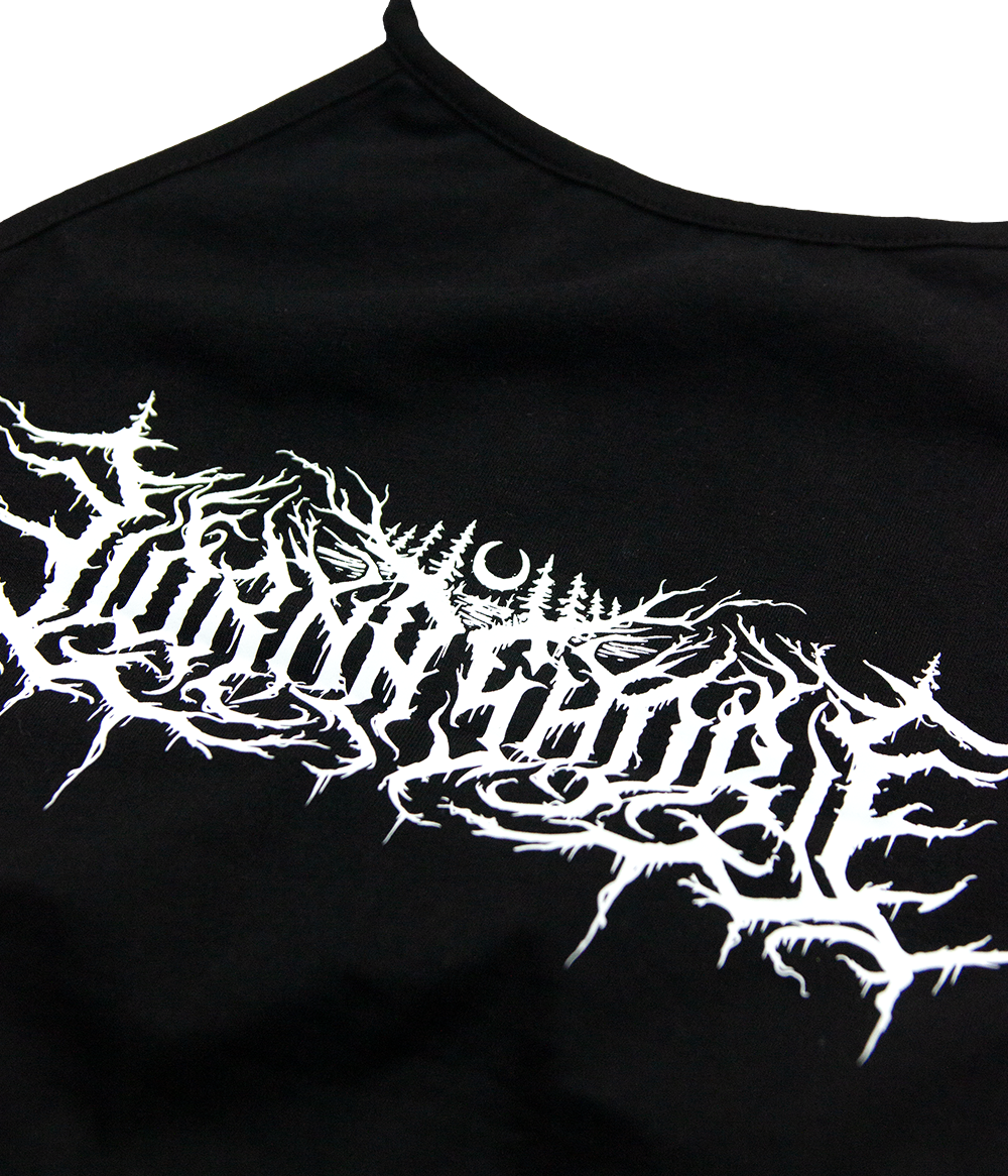 Lorna Shore Womens Logo Halter Crop Top