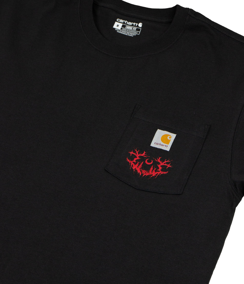 Lorna Shore Sigil Puff Carhartt Pocket Shirt (Black)