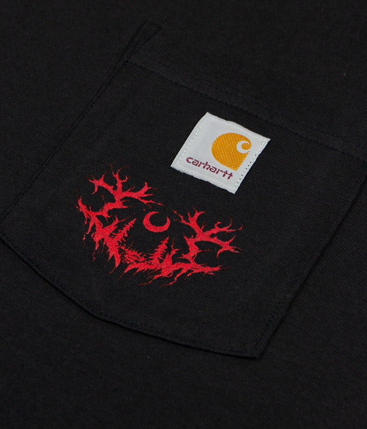 Lorna Shore Sigil Puff Carhartt Pocket Shirt (Black)