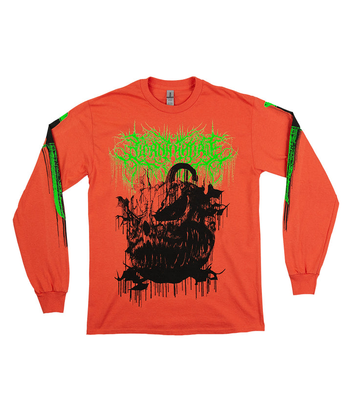 Lorna Shore Evil Pumpkin Long Sleeve Shirt