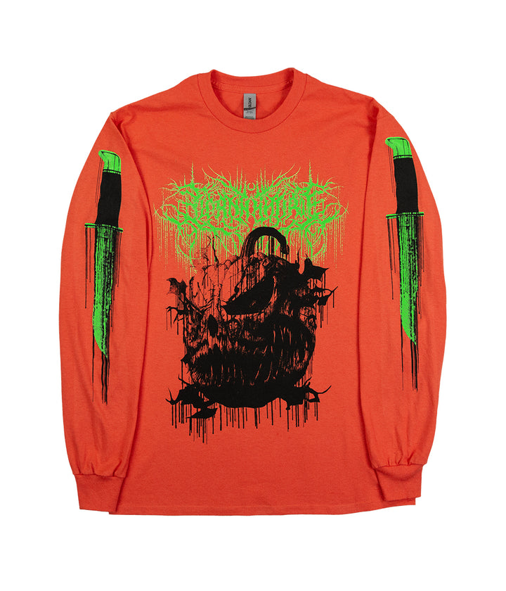 Lorna Shore Evil Pumpkin Long Sleeve Shirt