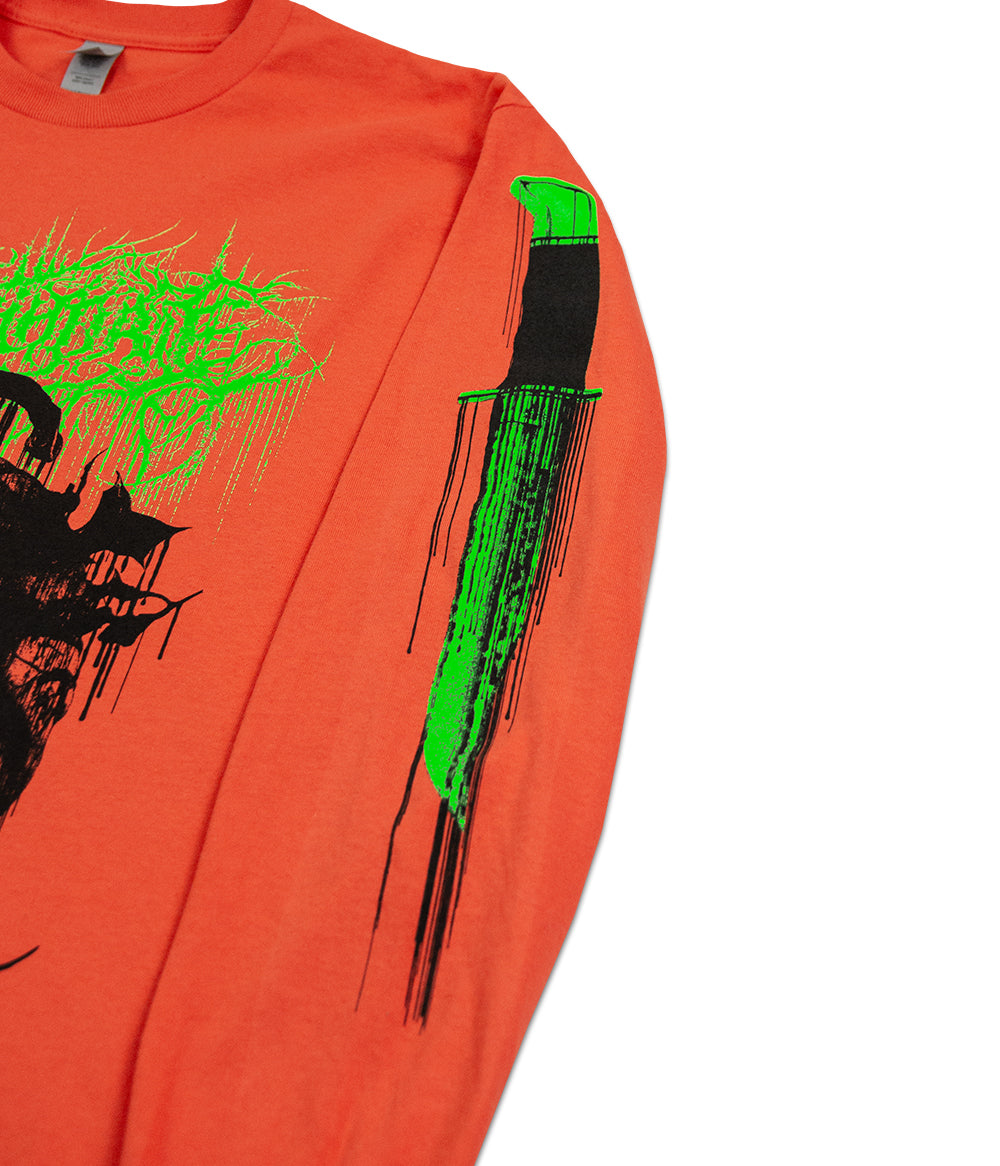 Lorna Shore Evil Pumpkin Long Sleeve Shirt