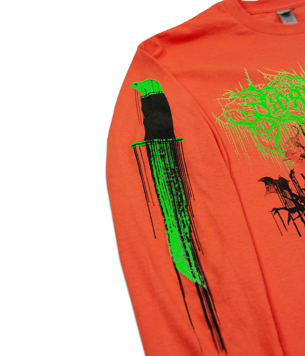 Lorna Shore Evil Pumpkin Long Sleeve Shirt