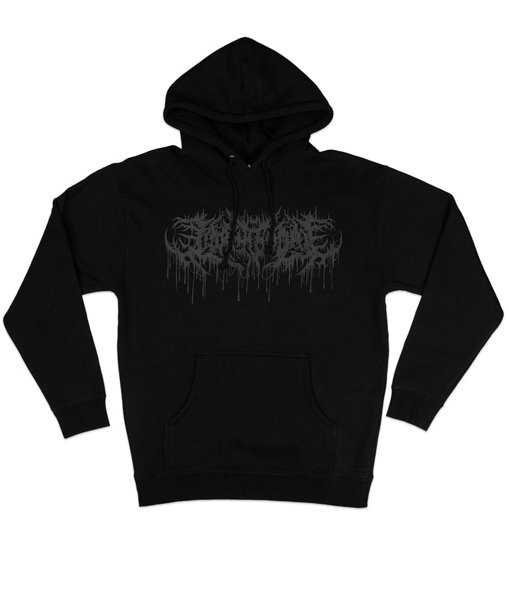 Lorna Shore Pain Remains Black Puff Hooded Sweatshirt