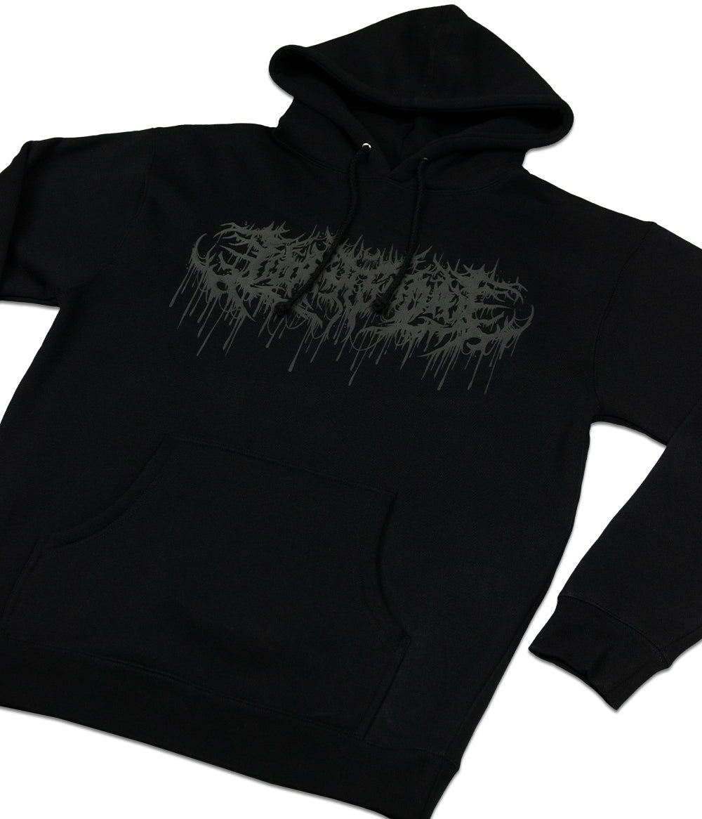 Lorna Shore Pain Remains Black Puff Hooded Sweatshirt