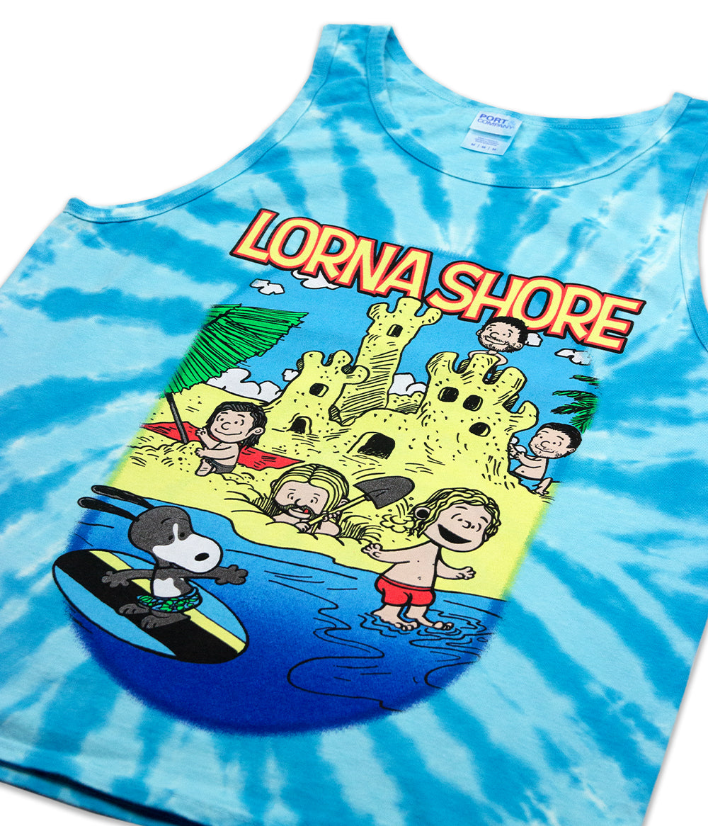 Lorna Shore Peanuts Summer Tie Dye Tank Top