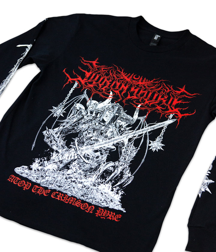 Lorna Shore Crimson Pyre Long Sleeve Shirt