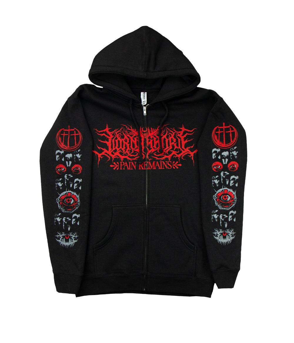 Lorna Shore Teeth Zip Hooded Sweatshirt