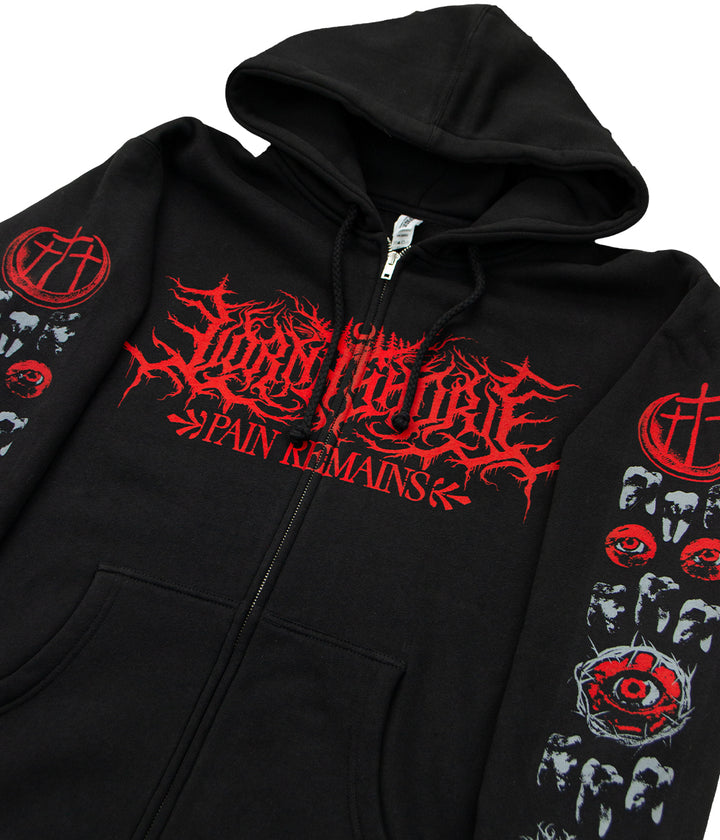 Lorna Shore Teeth Zip Hooded Sweatshirt